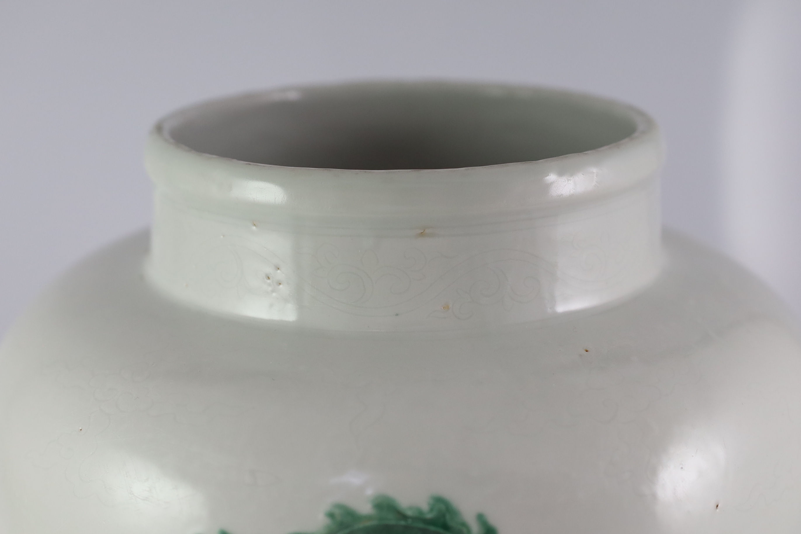 An unusual Chinese Ming style ‘dragon’ jar, 20th century